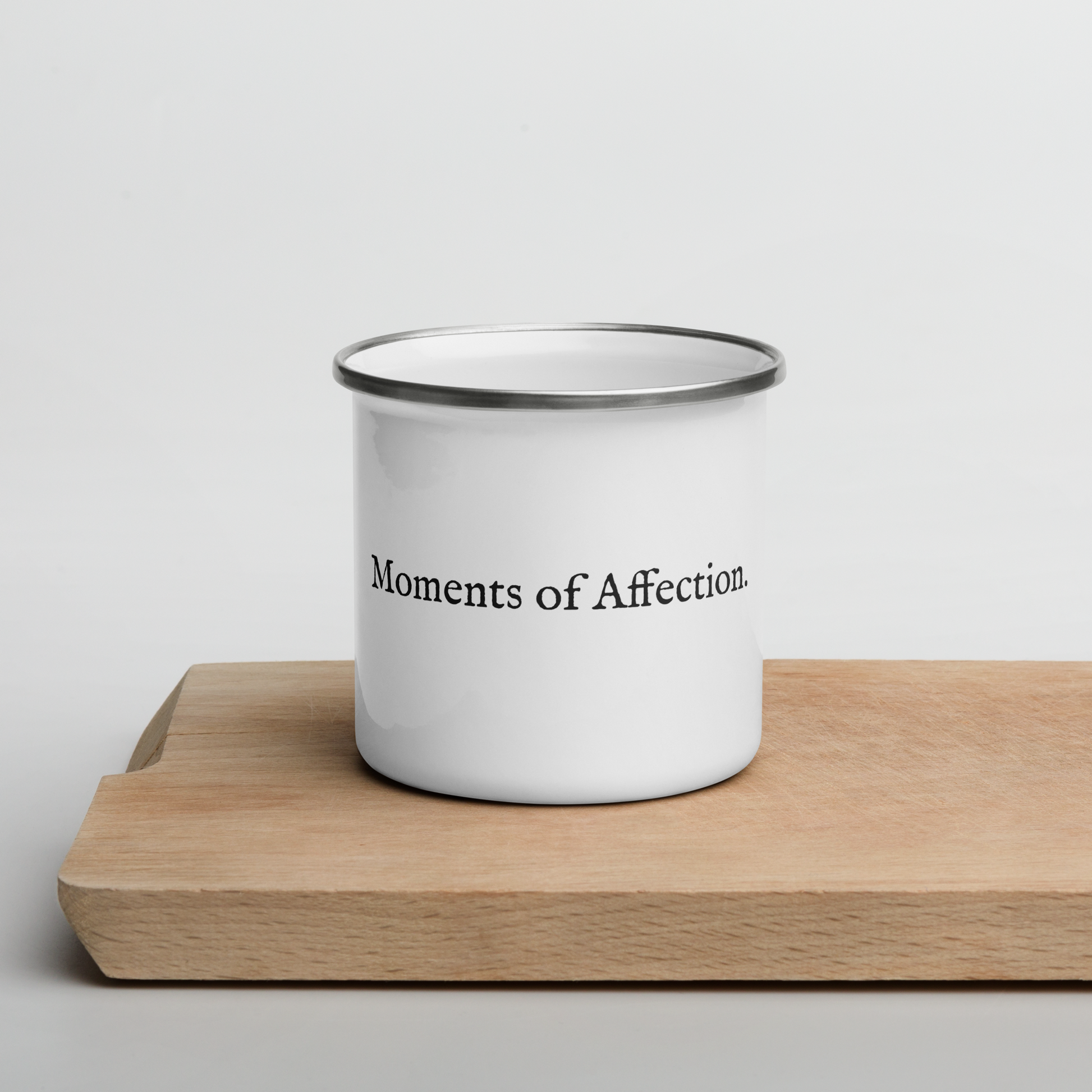 Rustic Logo Enamel Mug