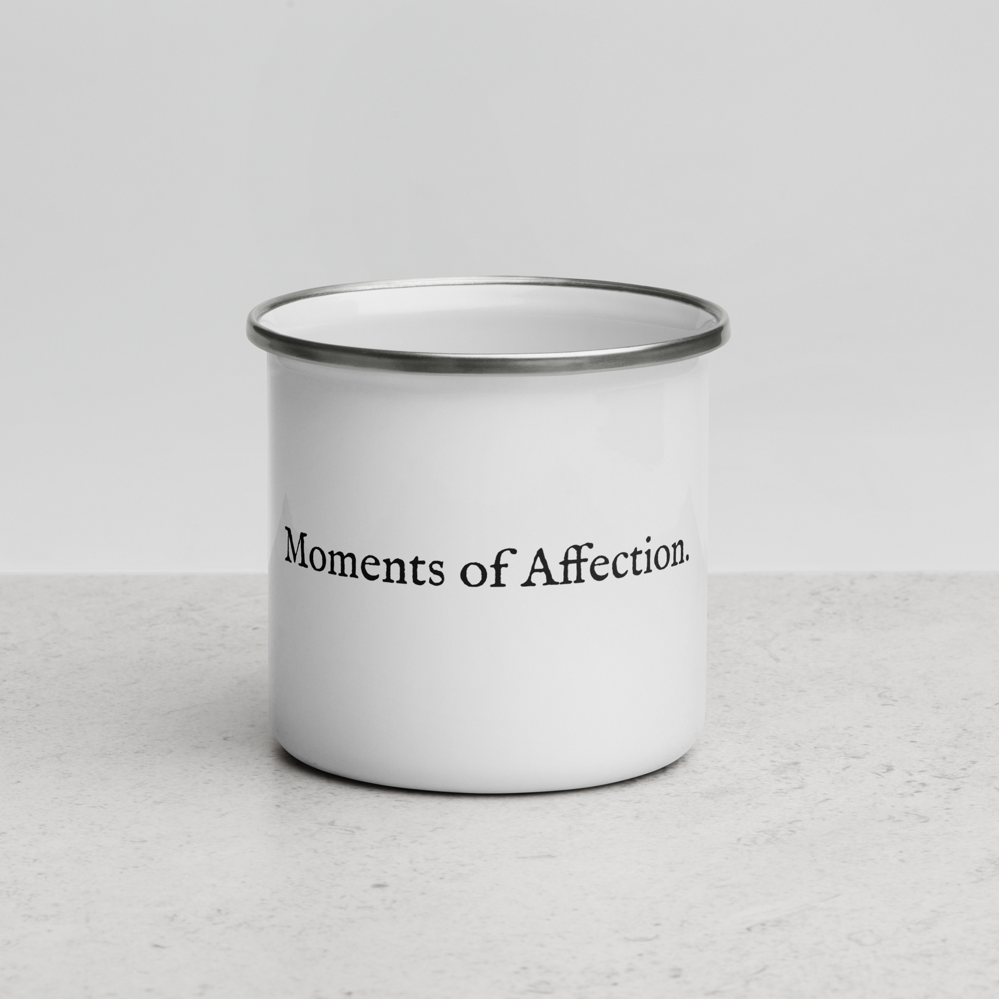 Rustic Logo Enamel Mug
