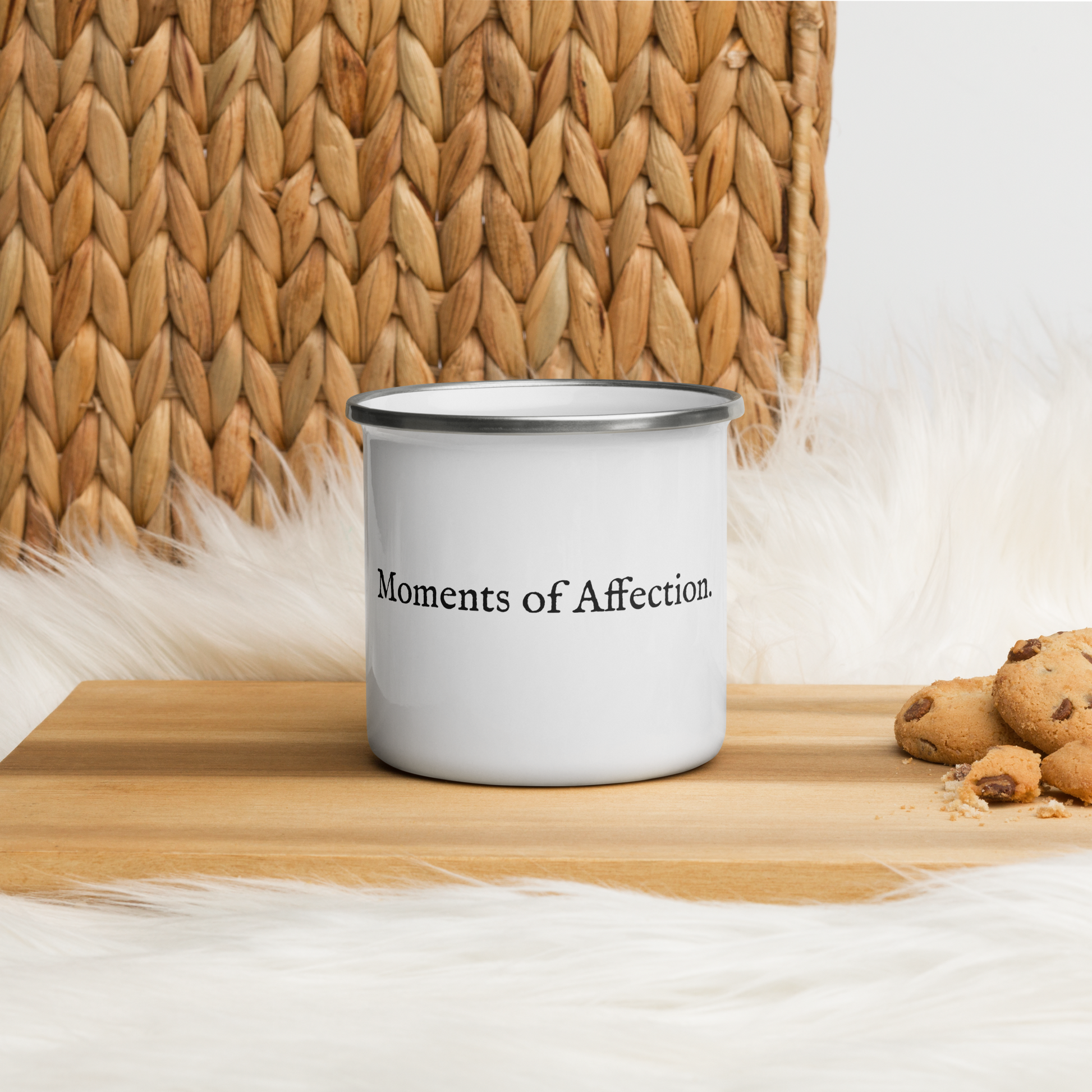 Rustic Logo Enamel Mug