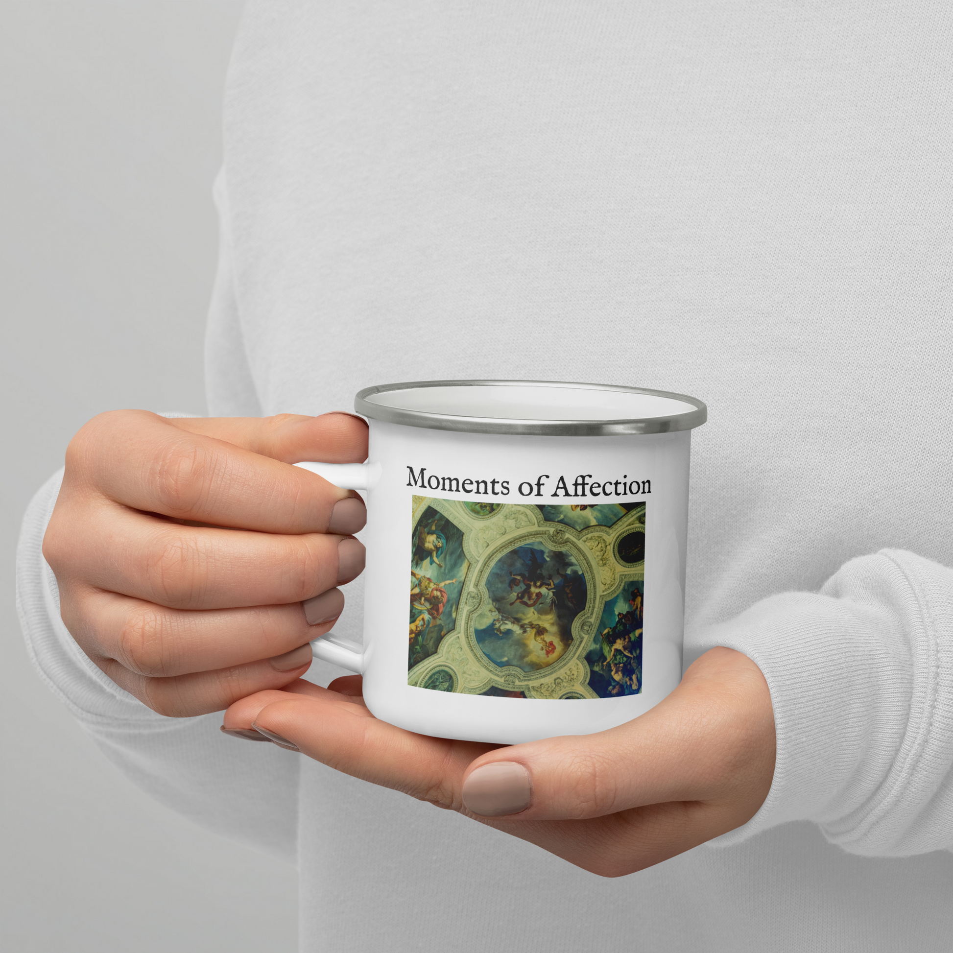 Musée du Louvre Enamel Mug