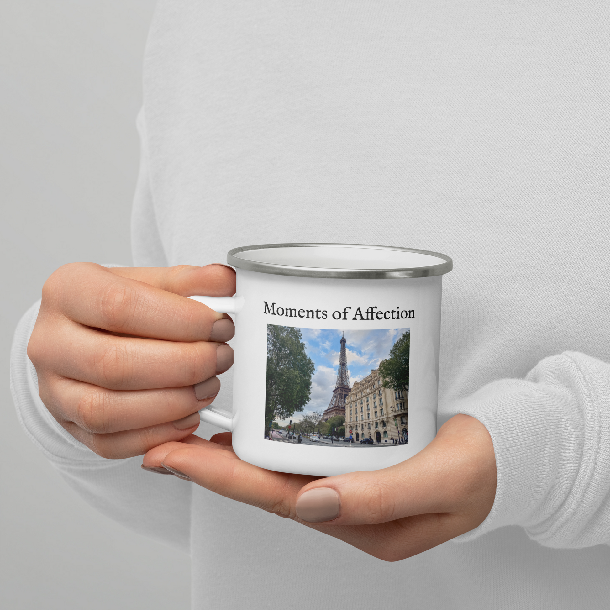 Eiffel Tower Enamel Mug